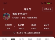 平博娱乐-骑士重夺榜首，战绩超乎想象
